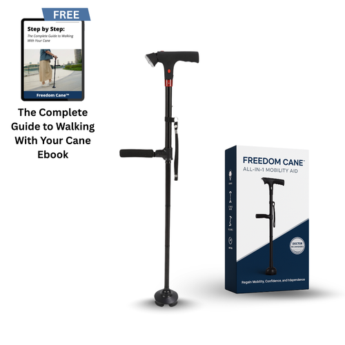 Freedom Cane – All-in-1 Mobility Aid